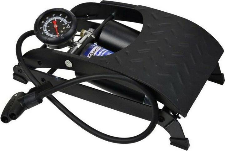 Produktbild GEKO Zweikolben-Fusspumpe mit Manometer, 50x120mm