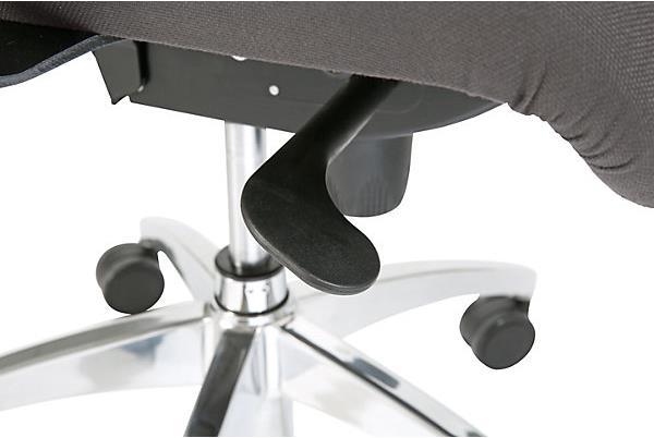 Actual product image eurokraft pro Operator swivel chair, with mesh backrest (46 - 56 cm)