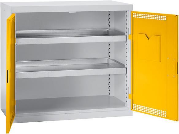 Produktbild kaiserkraft Umweltschrank, Türen gelocht (100 cm, 90 cm)
