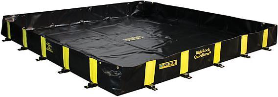 Actual product image Justrite QuickBerm® Plus folding tray