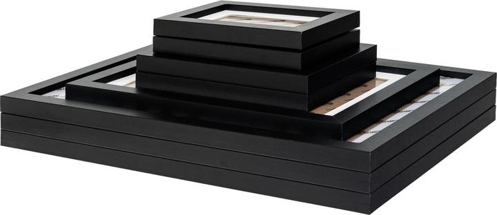 Actual product image Cocon Bilderrahmen 8er-Set, Schwarz, Bildformat: 10 x 15 cm (13 x 18 cm, 10 x 15 cm, 21 x 30 cm, 30 x 40 cm)