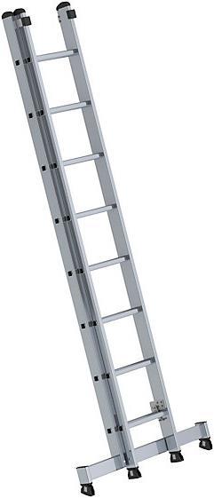 Produktbild Munk Sprossen-Schiebeleiter 2-teilig mit nivello-Traverse 2x8 Sprossen (Anlegeleiter, 30 cm)