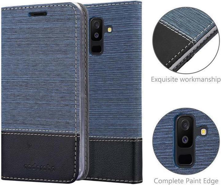 Image du produit Cadorabo Couverture look jeans Book (Samsung Galaxy A6+)