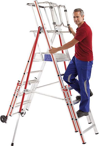 Actual product image kaiserkraft Aluminium platform ladder (Platform ladder, 265 cm)
