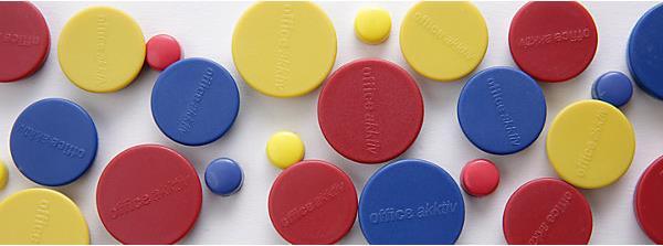 Produktbild eurokraft basic Rundmagnet, Kunststoff (36 x)