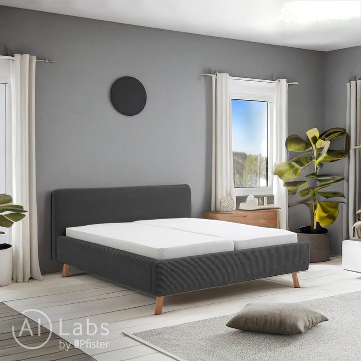 Actual product image Meise Möbel Mattis upholstered bed with bed base (180 x 200 cm)