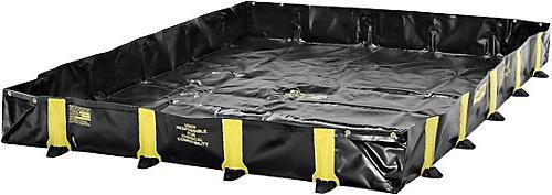 Actual product image Justrite QuickBerm® folding tray