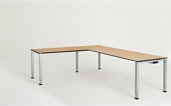 Produktbild Mauser Schreibtisch, verkettet, Fussform Quadrat-/Rechteckrohr