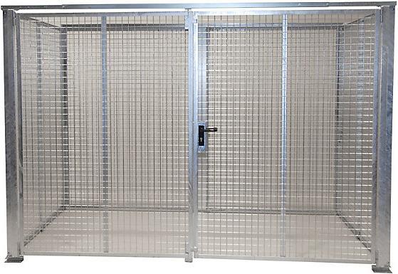Produktbild eurokraft pro Gasflaschen-Gittercontainer