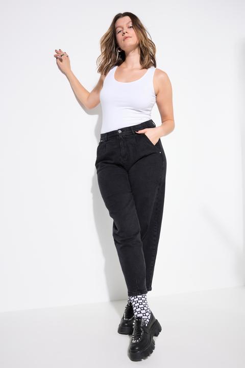 Immagine prodotto Studio Untold Jeans con ampio taglio a palloncino in denim elasticizzato con cinque tasche e cintura elastica (54)