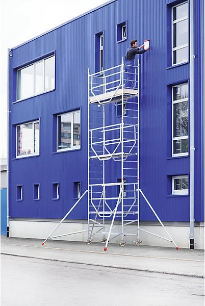 Image du produit kaiserkraft Echafaudage roulant de sécurité (Échelle multifonction, 208 cm)