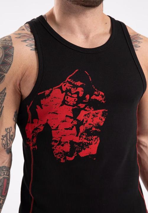 Produktbild Gorilla Wear Monterey Tank Top - Schwarz/Rot (L)