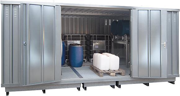 Immagine prodotto kaiserkraft Contenitore per lo stoccaggio di sostanze pericolose per mezzi pericolosi per l'acqua (2600 l)