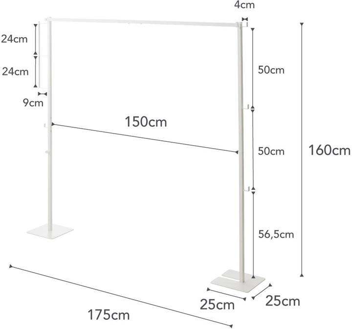 Produktbild Yamazaki Faltbarer Wäscheständer für den Innenbereich TOWER