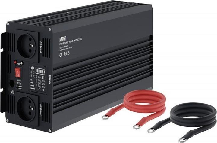 Newell Voltage Converter w/ Pure Sine Wave - 12 V / 230 V 2000 W.