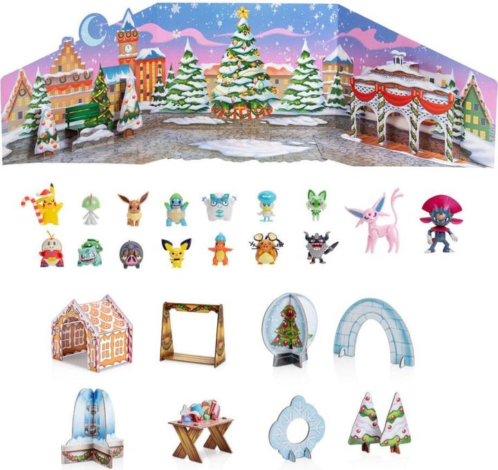 Actual product image Pokémon Advent calendar 24