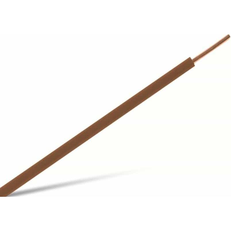 Eneroid, Kabelleitung, Installationsdraht H05V-U, 1 mm², 100 m, braun (100 m)