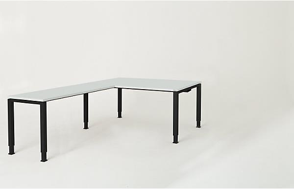 Actual product image Mauser Desk, linked, base form square/rectangular tube