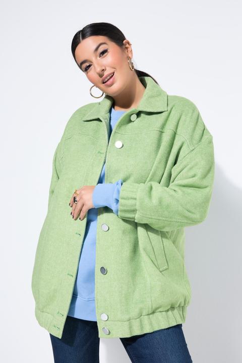 Actual product image Studio Untold Blouson jacket, longer and oversized, wool look (54)