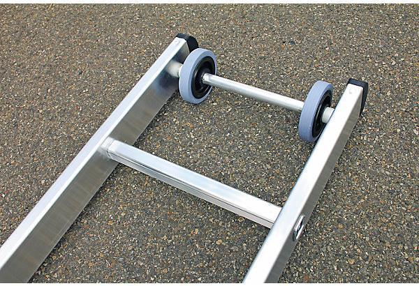 Produktbild Munk Sprossen-Seilzugleiter 2-teilig mit nivello-Traverse 2x16 Sprossen (Anlegeleiter, 834 cm)