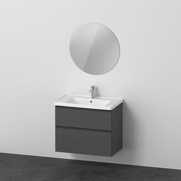 Immagine prodotto Duravit Set di mobili D-Neo, lavabo darredo con mobile a muro e specchio LED (rotondo), 800x2000mm, DE01100