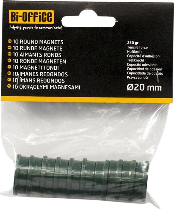 Image du produit Bi-Office Aimants super puissants verts (10x)