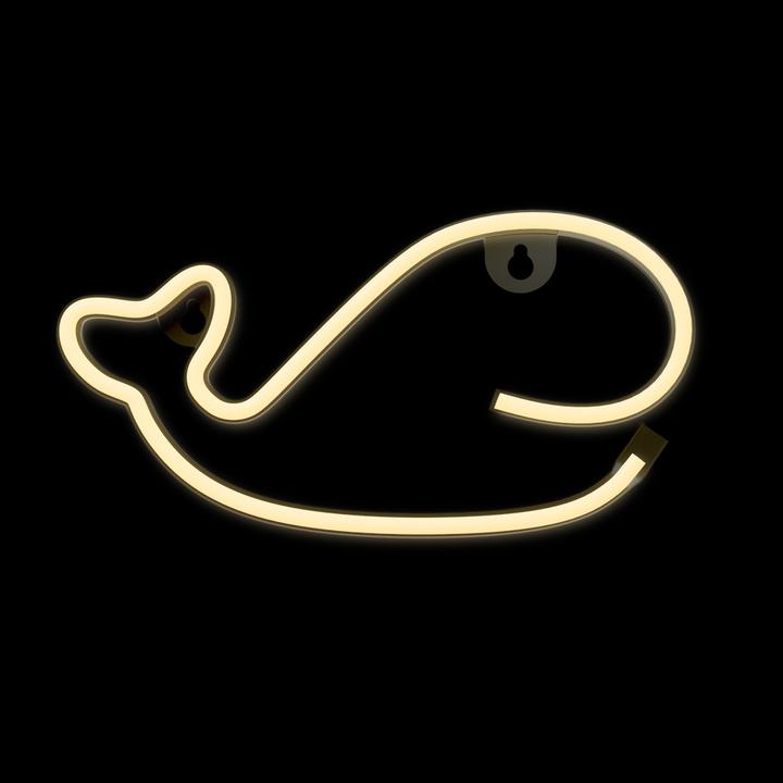 Image du produit Forever Light Néon LED WHALE blanc chaud Bat + USB FLNEO9