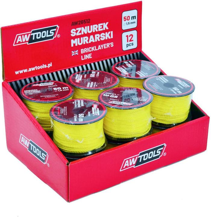 Productafbeelding Awtools SZNUREK MURARSKI 50m / 1,5mm 12szt. (50 m)