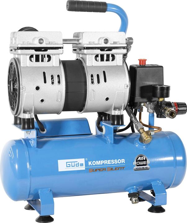 Immagine prodotto Güde Potenza aerea 105/8/6 Silent (8 bar, 6 l)