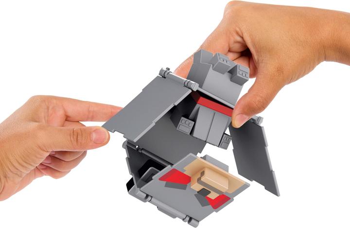 Actual product image Mattel MINECRAFT FLIPPIN' FIGS Hostile Wolf + Tamed Wolf