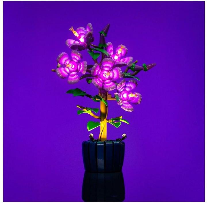 Actual product image Light my bricks LMB 2.0 LEGO® 10372# Hibiscus Light Kit