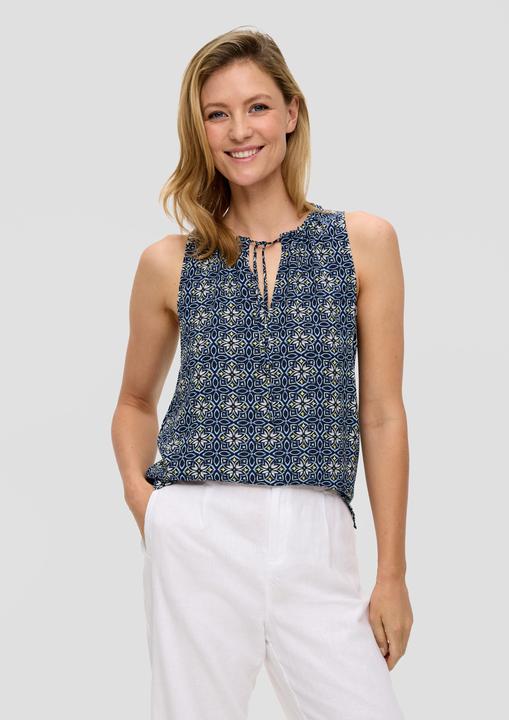Immagine prodotto s.Oliver Bluse Blusenshirt aus Viskose mit All-over-Print (48)