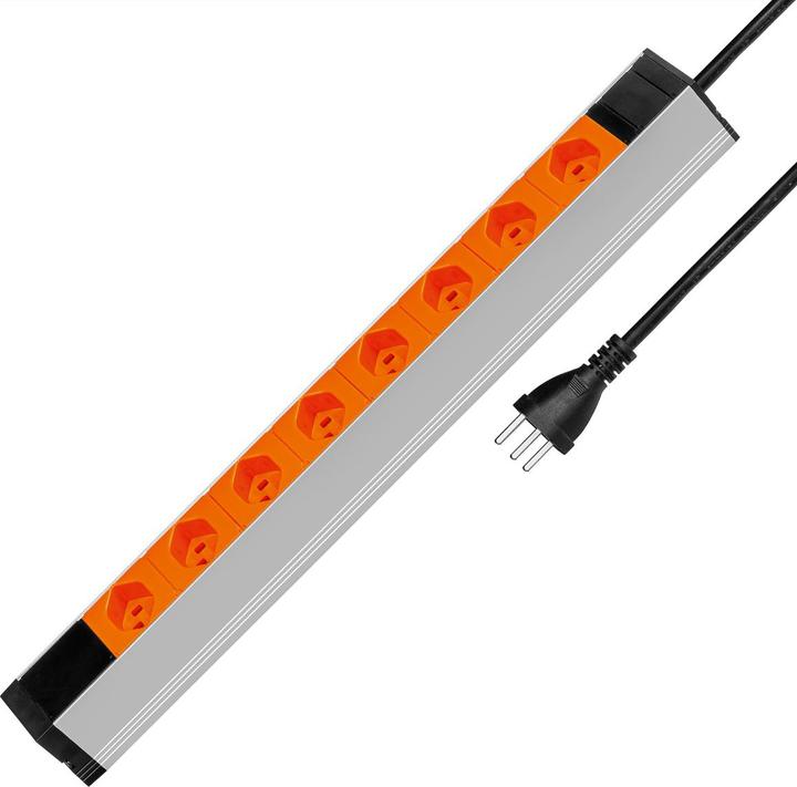 Actual product image Steffen Power strip (8 x, Type 23, 3 m)
