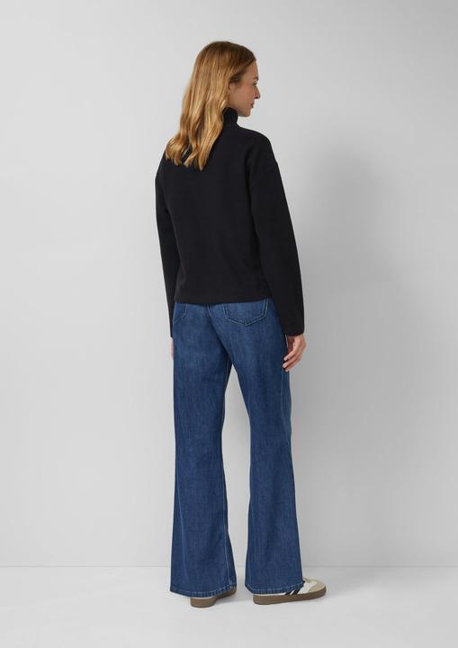 Produktbild s.Oliver Sweatshirt Feinstrick-Pullover mit hohem Rollkragen (36)