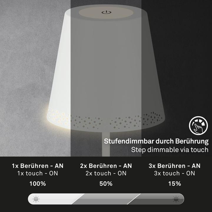 Produktbild Briloner Akku LED Stehleuchte (400 lm)
