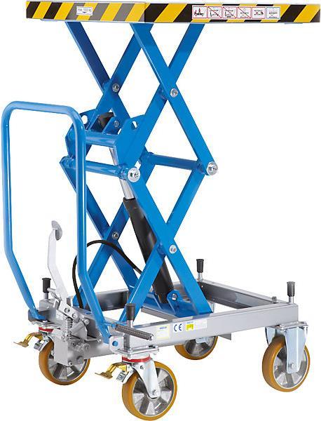 Image du produit eurokraft pro Chariot de table à double ciseaux (1000 kg)