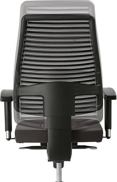Actual product image eurokraft pro Operator swivel chair, with mesh backrest (46 - 56 cm)
