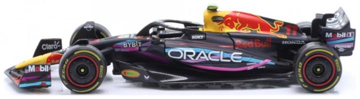 Actual product image Bburago Diecast 1:43 Formula Racing in Acrylic Box Red Bull RB19 Miami GP #Sergio Perez Ages 14+ 18