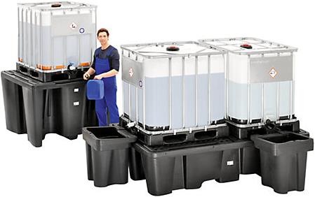 Produktbild kaiserkraft PE-Auffangwanne für Tankcontainer IBC/KTC (1100 l)