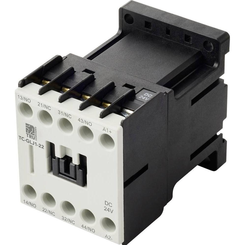 Tru Components TC-GYJ1-22-24VDC Hilfsschütz 2 Öffner, 2 Schliesser 24 V/DC 10 A, Relais