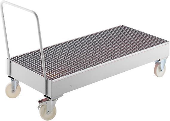 Produktbild kaiserkraft Auffangwanne aus Stahlblech, fahrbar
