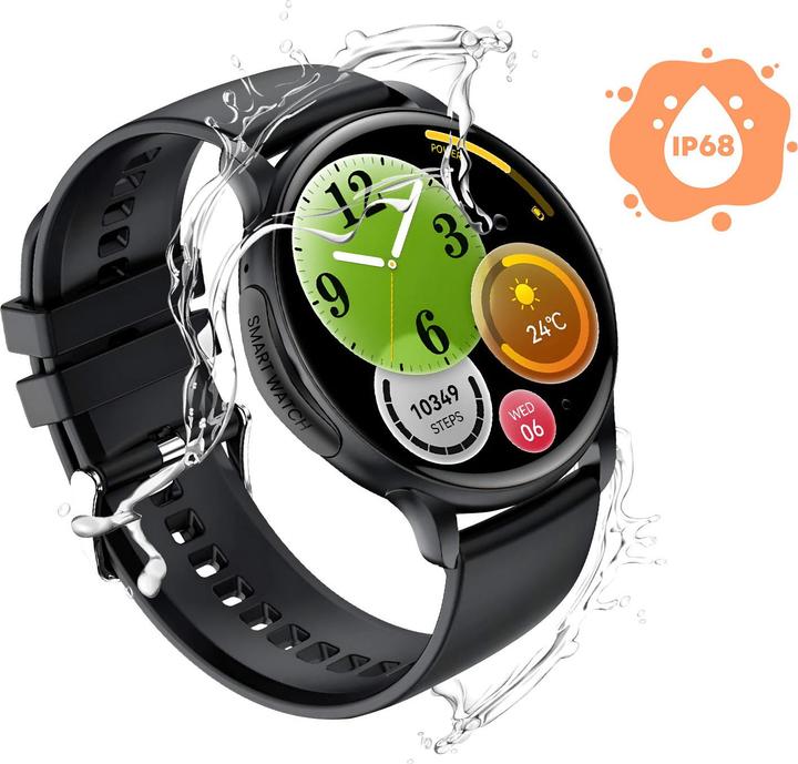 Produktbild Avizar Smart watches Titmo Smartwach TITMO O-150 (AMOLED, bluetooth call) black (46 mm)
