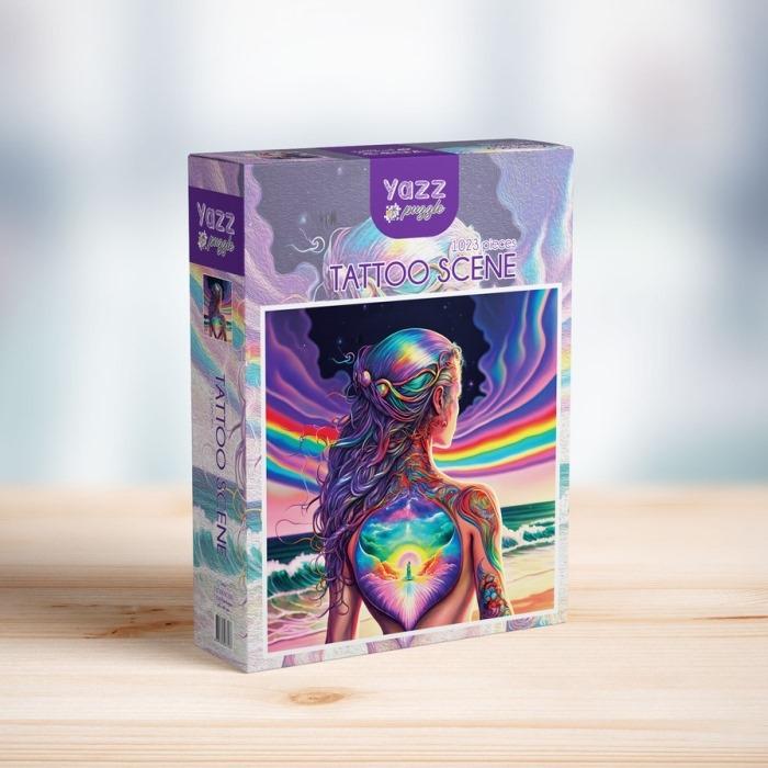 Actual product image Yazz Puzzle 1023 pieces Tattoo Scene (1023 pieces)