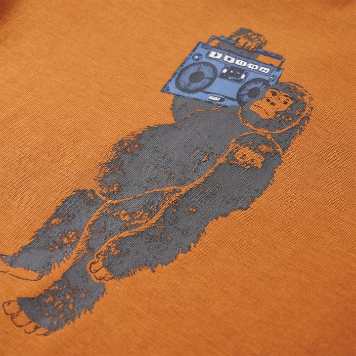 Immagine prodotto VidaXL Camicia da bambino a maniche lunghe ocra scuro 116,Materiale: 100 (116)