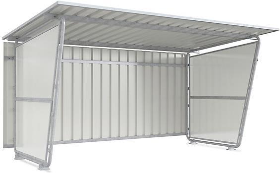 Image du produit kaiserkraft Paroi latérale pour abri de toit plat