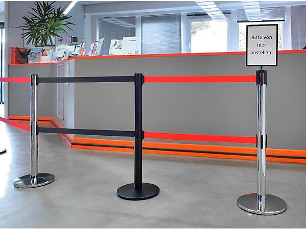 Produktbild Tensator Gurtabsperrpfosten mit 2 Bändern