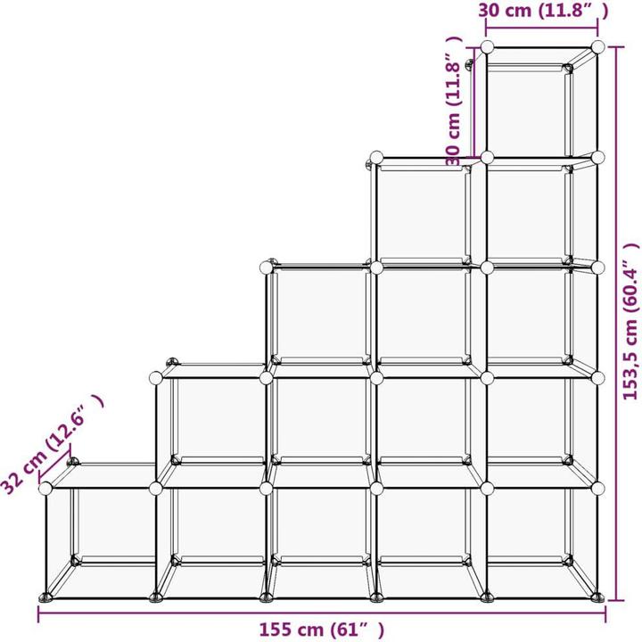 Image du produit vidaXL Manon (155 x 32 x 153,5 cm)