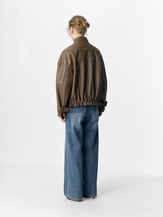 Produktbild Object PU-beschichtete Bikerjacke (38)