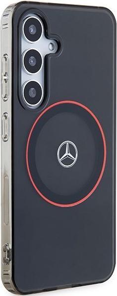 Immagine prodotto Mercedes MEHMS23HUORK S921 czarny/nero custodia rigida a doppio strato con MagSafe rosso (Samsung Galaxy S24)