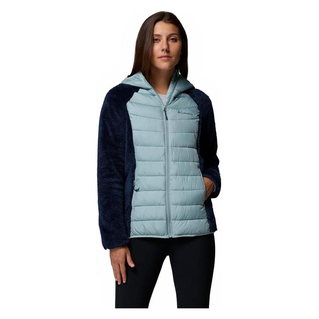 Columbia, Damen, Outdoorjacken, Powder Lite™ Ii Sherpa Hybrid Jas Blauw M Vrouw (M), Blau, M